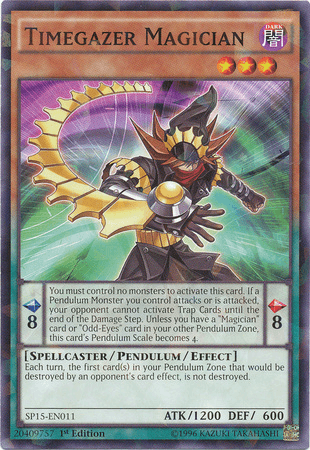 Timegazer Magician [SP15-EN011] Shatterfoil Rare - POKÉ JEUX