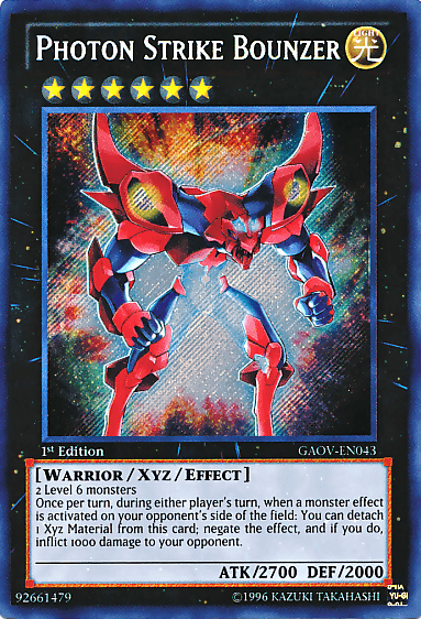 Photon Strike Bounzer [GAOV-EN043] Secret Rare - POKÉ JEUX