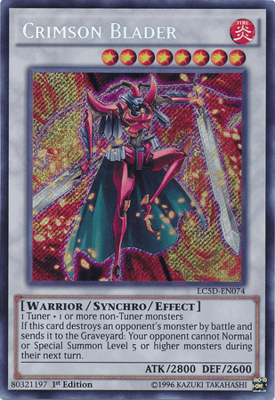 Crimson Blader [LC5D-EN074] Secret Rare - POKÉ JEUX