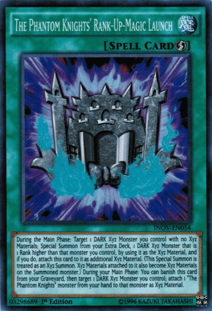 The Phantom Knights' Rank-Up-Magic Launch [INOV-EN054] Super Rare - POKÉ JEUX