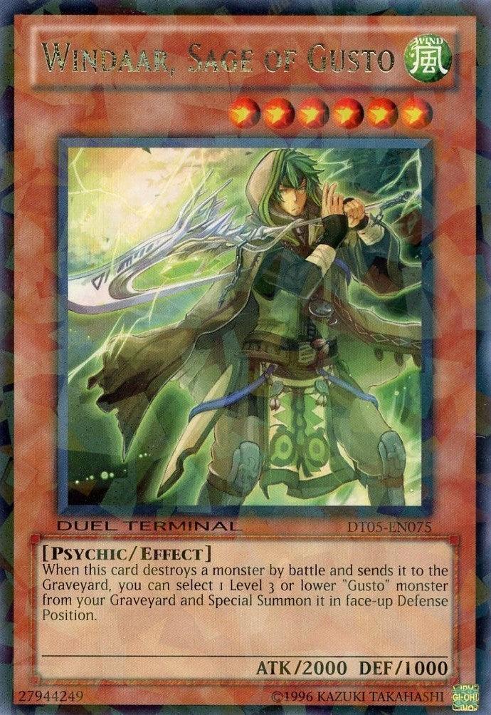 Windaar, Sage of Gusto [DT05-EN075] Rare - POKÉ JEUX