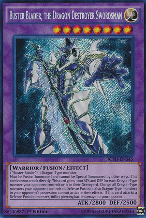 Buster Blader, the Dragon Destroyer Swordsman [BOSH-EN045] Secret Rare - POKÉ JEUX