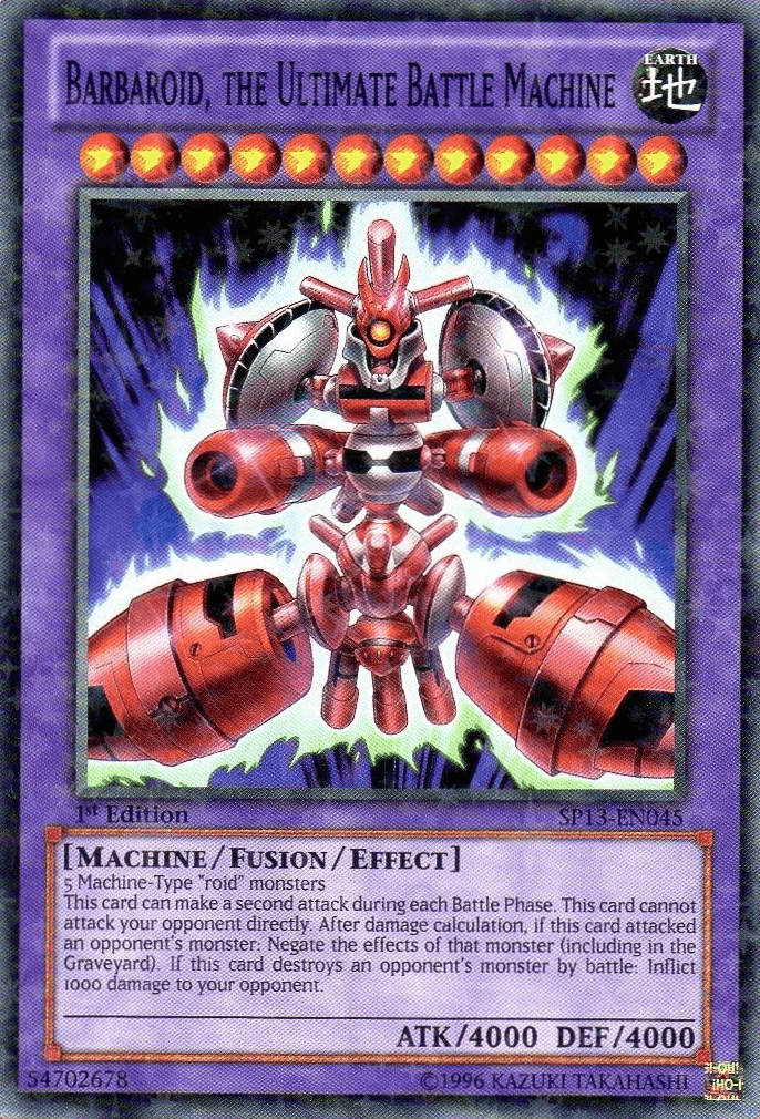 Barbaroid, the Ultimate Battle Machine [SP13-EN045] Starfoil Rare - POKÉ JEUX