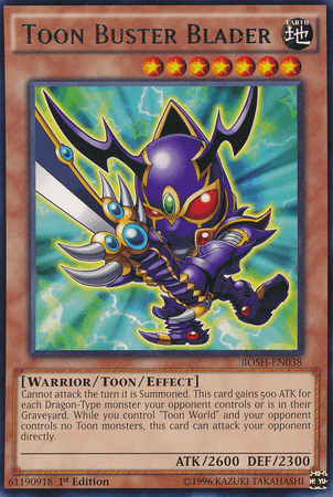 Toon Buster Blader [BOSH-EN038] Rare - POKÉ JEUX