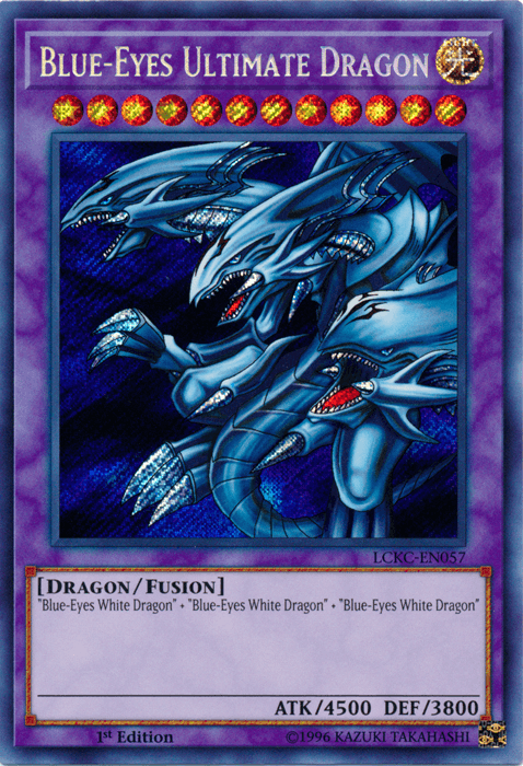 Blue-Eyes Ultimate Dragon [LCKC-EN057] Secret Rare - POKÉ JEUX