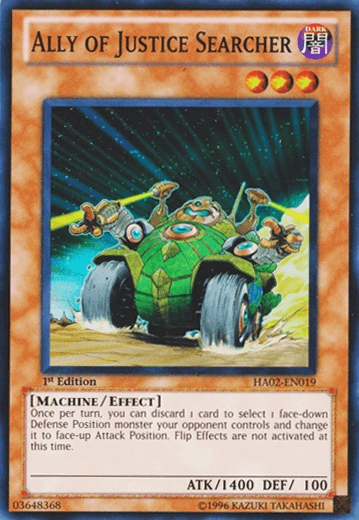 Ally of Justice Searcher [HA02-EN019] Super Rare - POKÉ JEUX