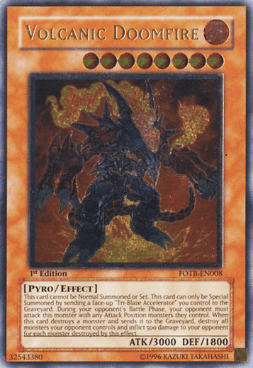 Volcanic Doomfire [FOTB-EN008] Ultimate Rare - POKÉ JEUX