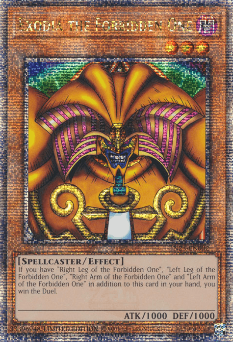 Exodia the Forbidden One [TN23-EN002] Quarter Century Secret Rare - POKÉ JEUX