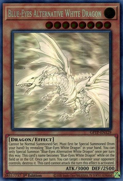 Blue-Eyes Alternative White Dragon [GFTP-EN129] Ghost Rare - POKÉ JEUX