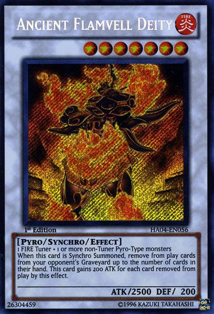 Ancient Flamvell Deity [HA04-EN056] Secret Rare - POKÉ JEUX