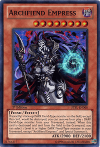 Archfiend Empress [STBL-EN000] Super Rare - POKÉ JEUX