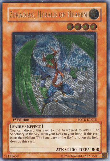 Zeradias, Herald of Heaven [FOTB-EN018] Ultimate Rare - POKÉ JEUX