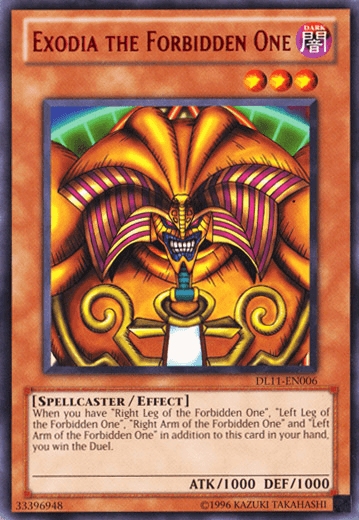 Exodia the Forbidden One (Red) [DL11-EN006] Rare - POKÉ JEUX