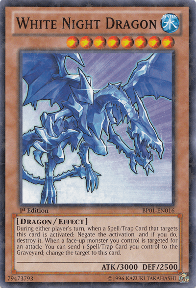 White Night Dragon [BP01-EN016] Starfoil Rare - POKÉ JEUX