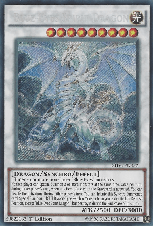 Blue-Eyes Spirit Dragon [SHVI-EN052] Secret Rare - POKÉ JEUX