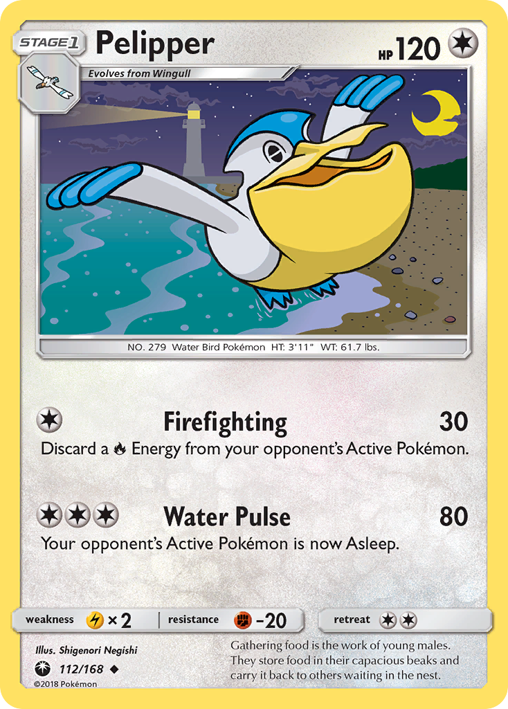 Pelipper (112/168) [Sun & Moon: Celestial Storm]