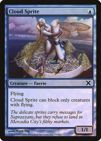 Cloud Sprite (Premium Foil) [Tenth Edition]