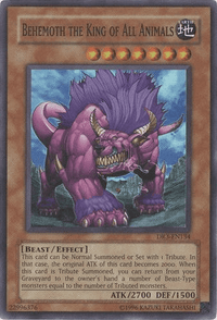 Behemoth the King of All Animals [DR3-EN134] Super Rare - POKÉ JEUX