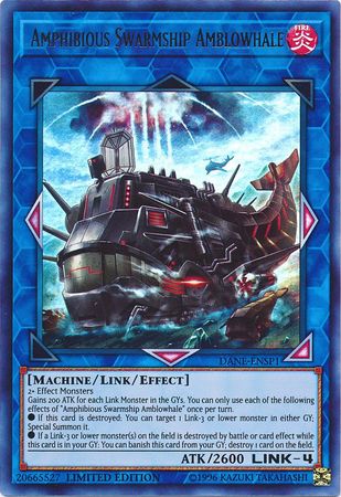 Amphibious Swarmship Amblowhale [DANE-ENSP1] Ultra Rare