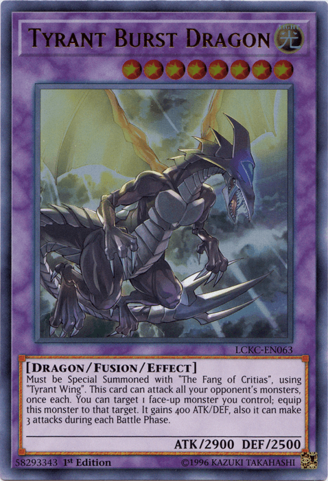 Tyrant Burst Dragon [LCKC-EN063] Ultra Rare - POKÉ JEUX