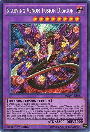 Starving Venom Fusion Dragon [INOV-EN038] Secret Rare - POKÉ JEUX