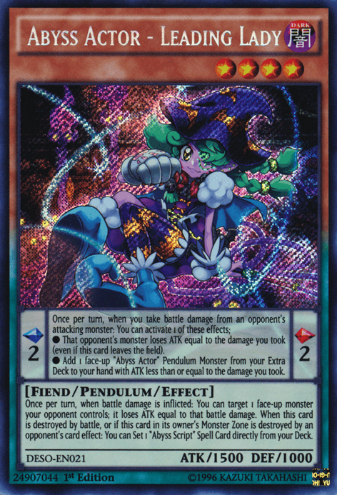 Abyss Actor - Leading Lady [DESO-EN021] Secret Rare - POKÉ JEUX