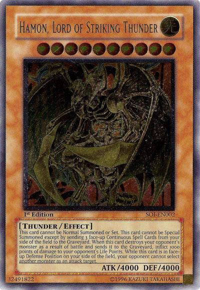 Hamon, Lord of Striking Thunder (UTR) [SOI-EN002] Ultimate Rare - POKÉ JEUX