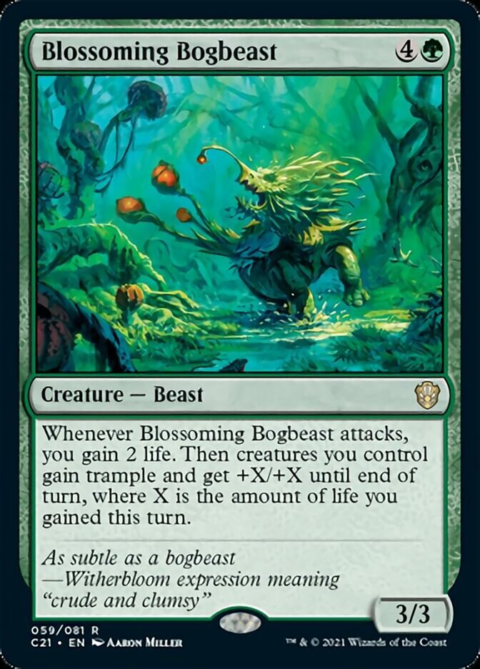 Blossoming Bogbeast [Commander 2021]