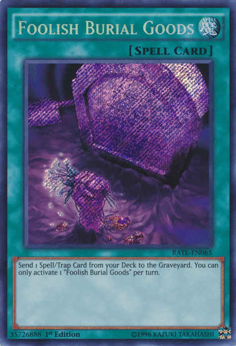 Foolish Burial Goods [RATE-EN065] Secret Rare - POKÉ JEUX