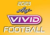 2023 Leaf Vivid Football Hobby Box - POKÉ JEUX