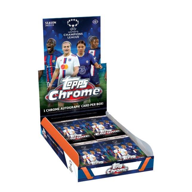 2023 Topps Chrome® UEFA Women's Champions League - Hobby Box - POKÉ JEUX