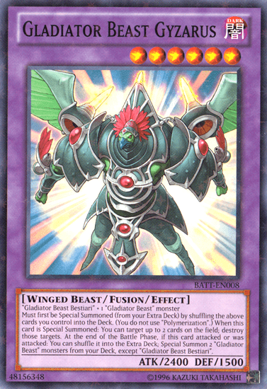 Gladiator Beast Gyzarus [BATT-EN008] Starfoil Rare - POKÉ JEUX