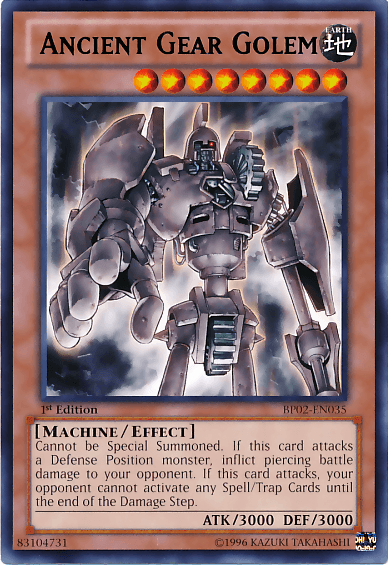 Ancient Gear Golem [BP02-EN035] Mosaic Rare - POKÉ JEUX