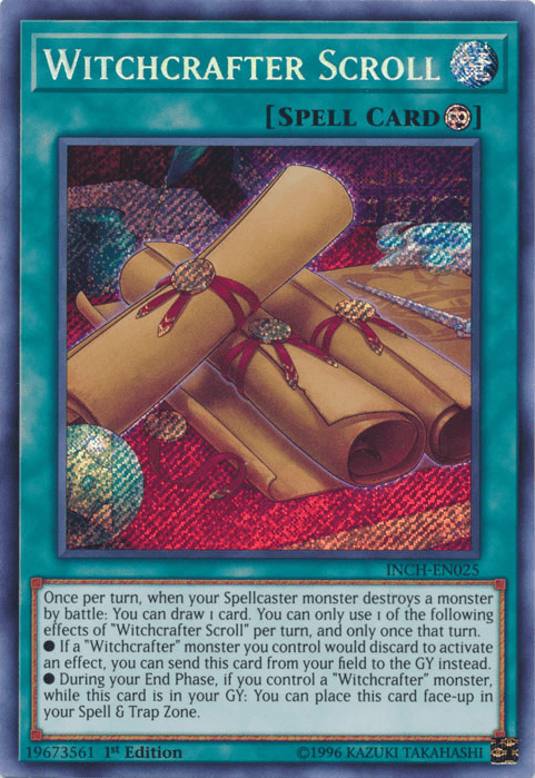 Witchcrafter Scroll [INCH-EN025] Secret Rare - POKÉ JEUX