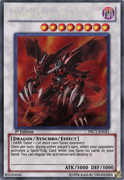 Void Ogre Dragon [PRC1-EN021] Secret Rare - POKÉ JEUX