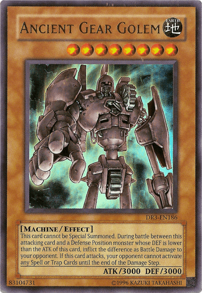 Ancient Gear Golem [DR3-EN186] Ultra Rare - POKÉ JEUX