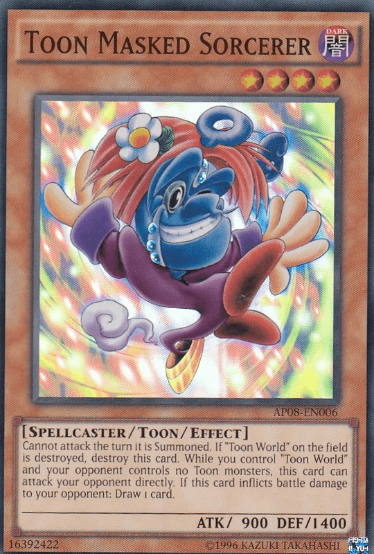 Toon Masked Sorcerer [AP08-EN006] Super Rare - POKÉ JEUX