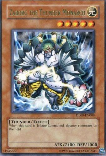 Zaborg the Thunder Monarch (Green) [DL09-EN009] Rare - POKÉ JEUX