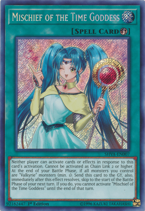 Mischief of the Time Goddess [SHVA-EN007] Secret Rare - POKÉ JEUX