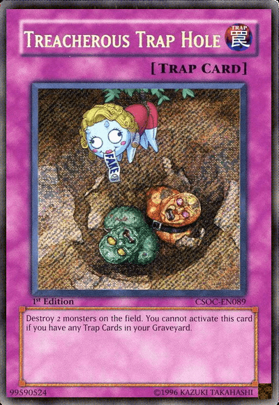 Treacherous Trap Hole [CSOC-EN089] Secret Rare - POKÉ JEUX