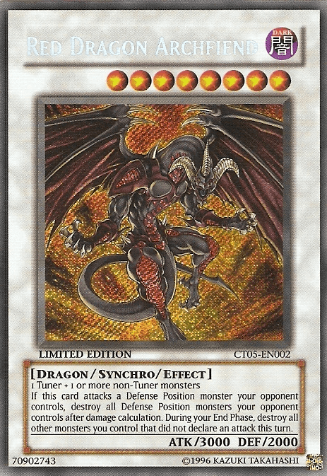 Red Dragon Archfiend [CT05-EN002] Secret Rare - POKÉ JEUX