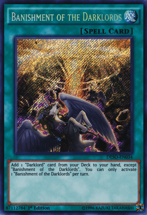 Banishment of the Darklords [DESO-EN034] Secret Rare - POKÉ JEUX