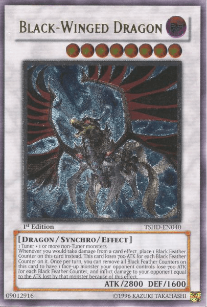 Black-Winged Dragon [TSHD-EN040] Ultimate Rare - POKÉ JEUX