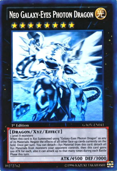 Neo Galaxy-Eyes Photon Dragon [GAOV-EN041] Ghost Rare - POKÉ JEUX