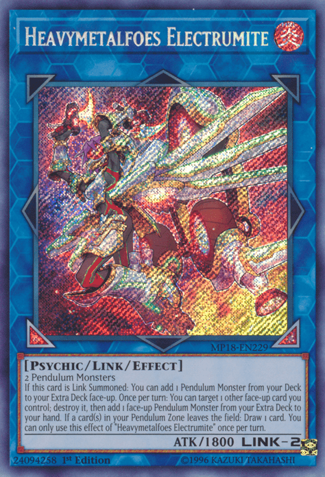 Heavymetalfoes Electrumite [MP18-EN229] Secret Rare - POKÉ JEUX