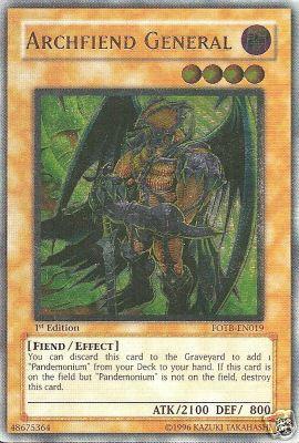 Archfiend General [FOTB-EN019] Ultimate Rare - POKÉ JEUX