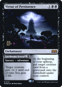 Virtue of Persistence // Locthwain Scorn [Wilds of Eldraine Prerelease Promos]