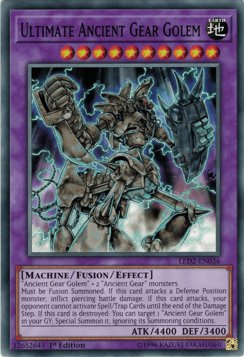 Ultimate Ancient Gear Golem [LED2-EN036] Common - POKÉ JEUX