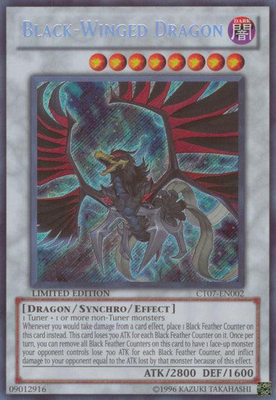 Black-Winged Dragon [CT07-EN002] Secret Rare - POKÉ JEUX