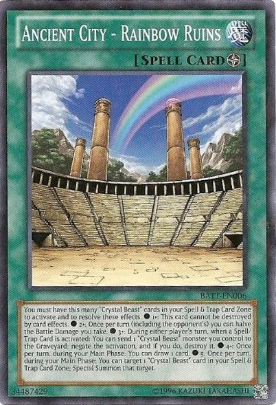 Ancient City - Rainbow Ruins [BATT-EN006] Starfoil Rare - POKÉ JEUX